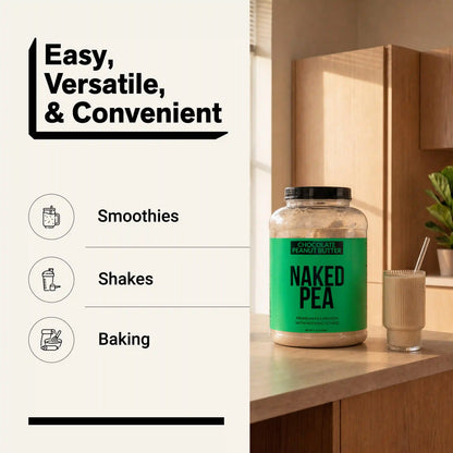 Chocolate Peanut Butter Pea Protein Powder | Naked Pea - 5LB