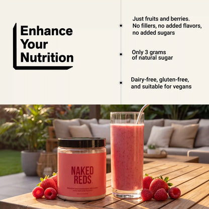 Super Reds Fruit Powder | Naked Reds