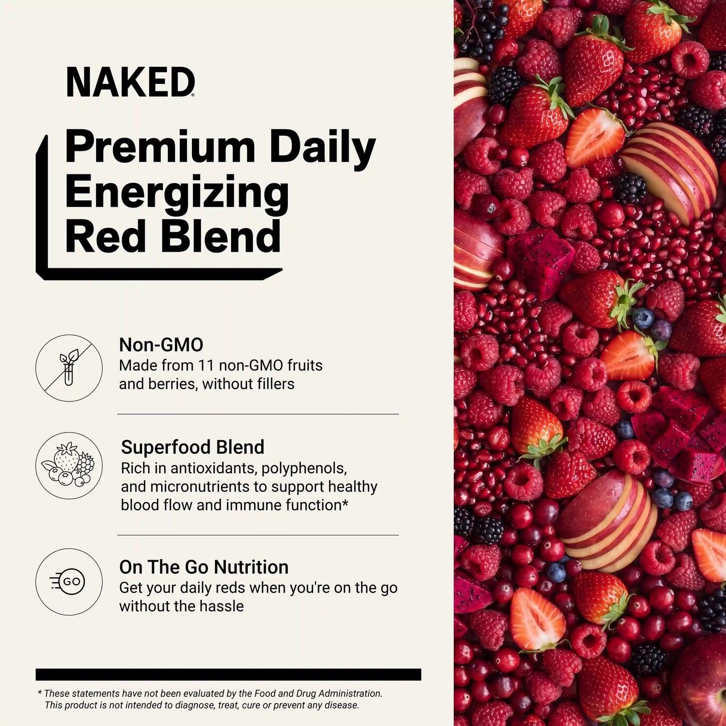Super Reds Fruit Powder | Naked Reds