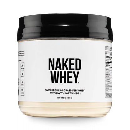 Grass Fed Whey Protein Powder | Naked Whey - 1LB