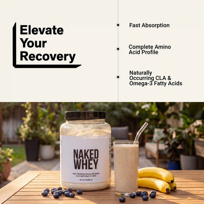 Grass Fed Whey Protein Powder | Naked Whey - 2LB