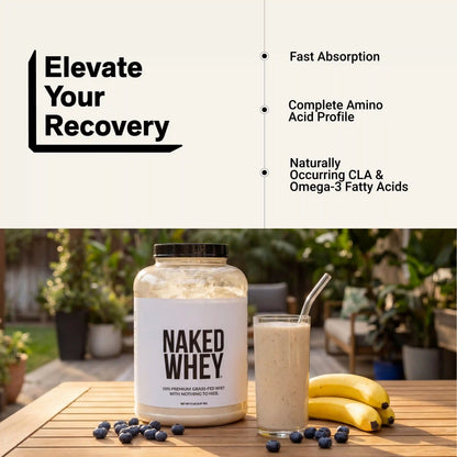 Grass Fed Whey Protein Powder | Naked Whey - 5LB