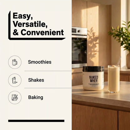 Grass Fed Whey Protein Powder | Naked Whey - 1LB