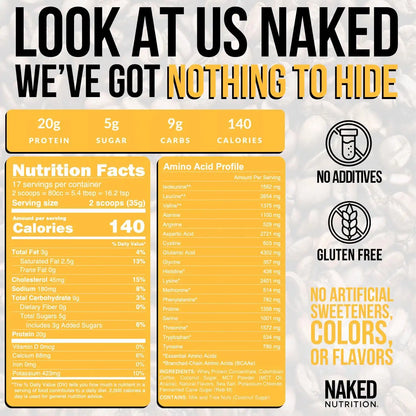 Vanilla Latte Protein Iced Coffee | Naked Protein Coffee - 17 Servings