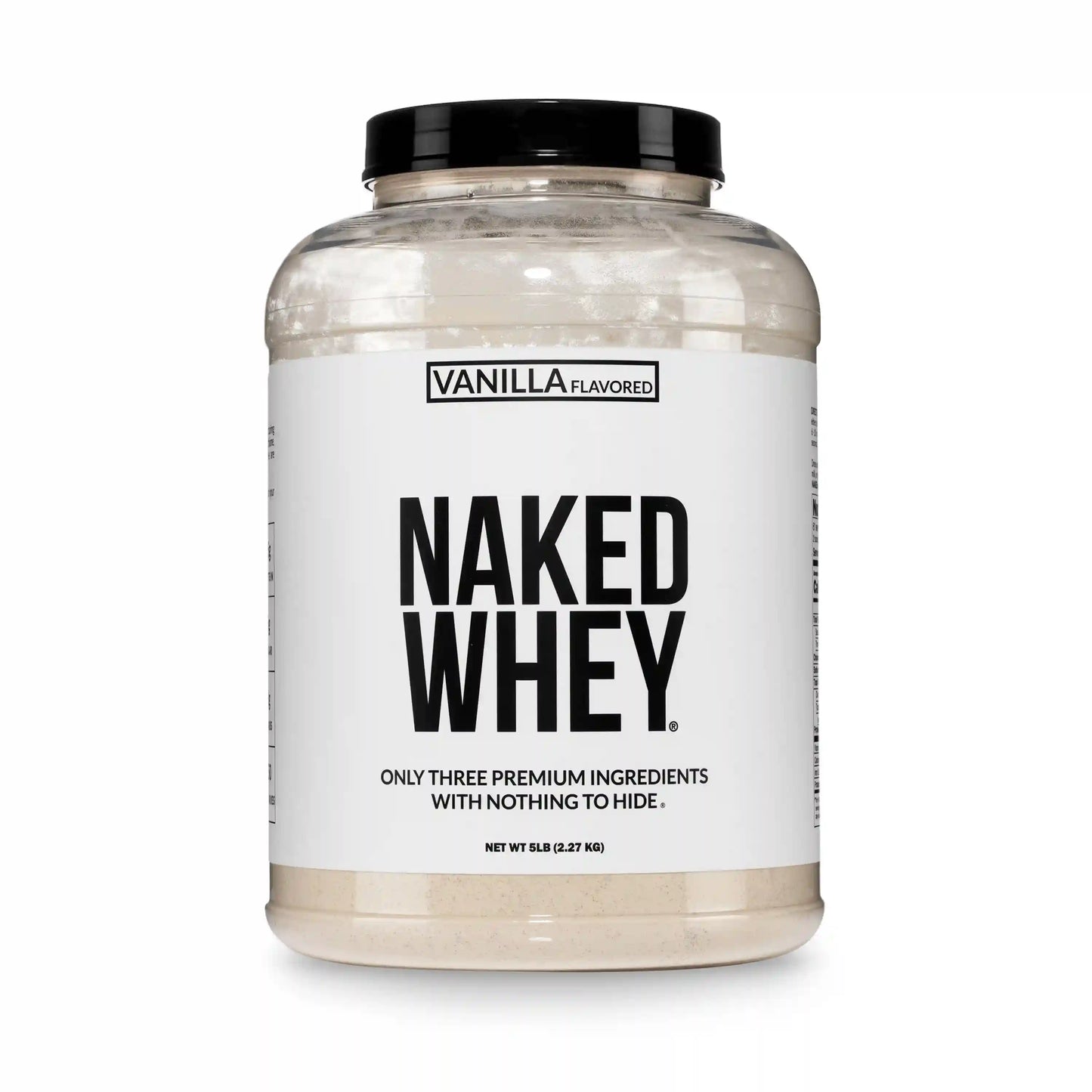 Vanilla Whey Protein Powder | Naked Vanilla Whey - 5LB