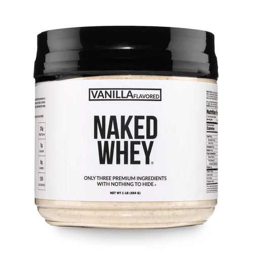 Vanilla Whey Protein Powder 1lb | Naked Vanilla Whey - 1LB