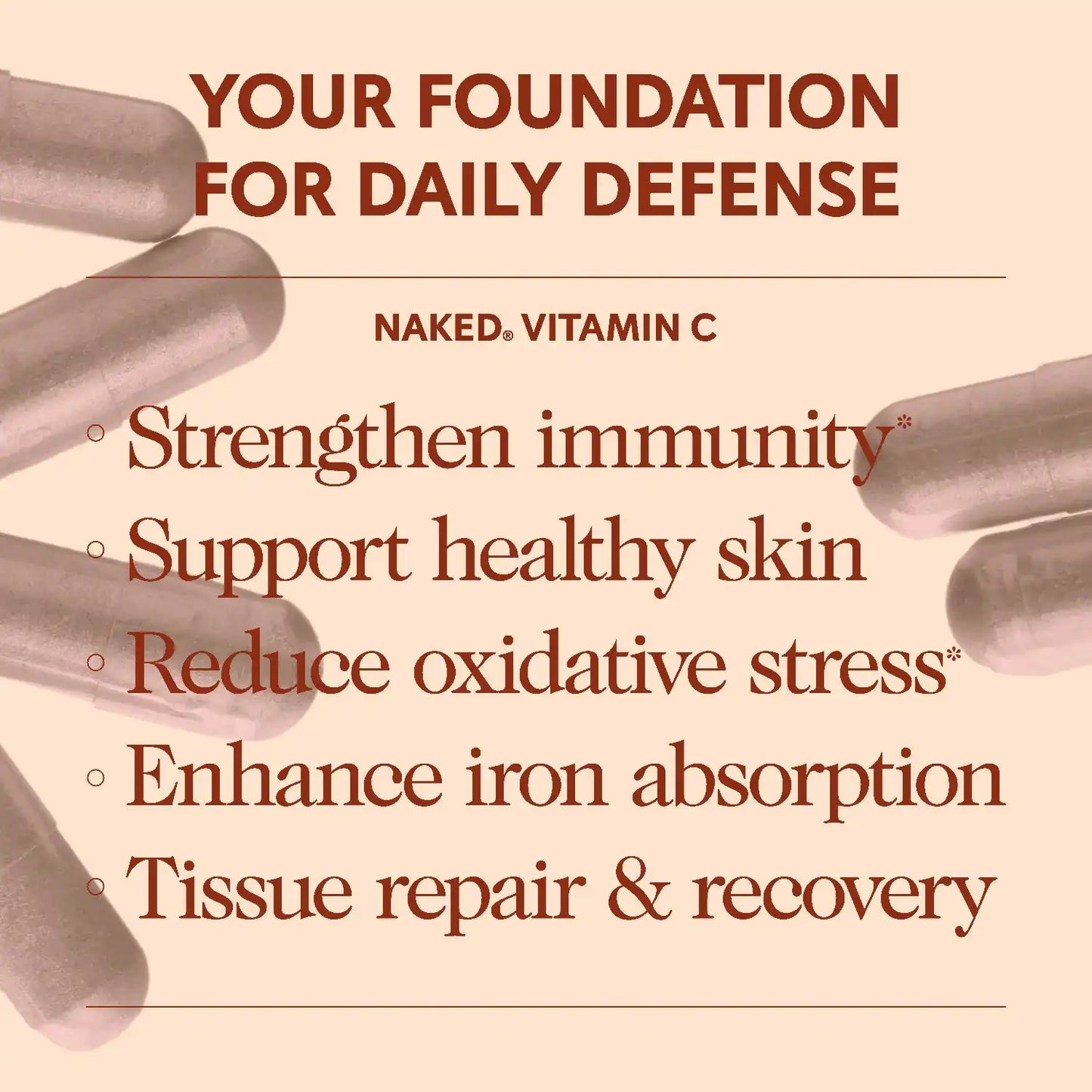 Daily Vitamin C Supplement | Naked Vitamin C - 90 Capsules