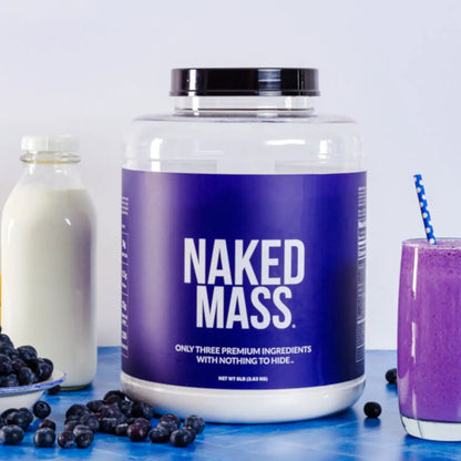 Vanilla Mass Gainer Protein Supplement | Naked Vanilla Mass - 8LB
