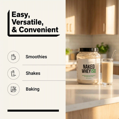 Grass Fed Whey Isolate Protein Powder | Naked Whey Isolate - 2LB